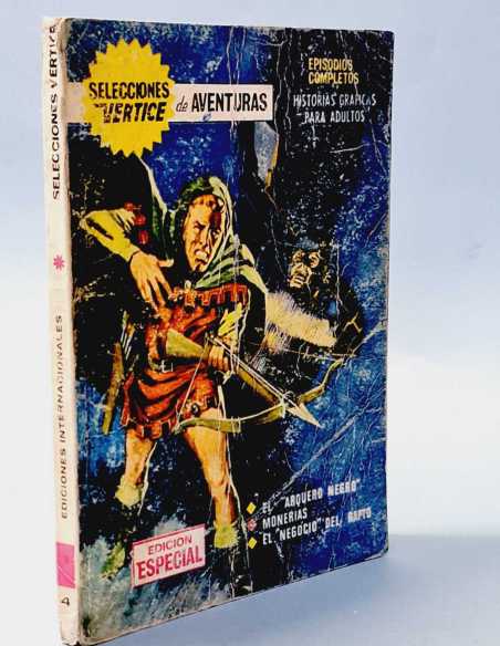 SELECCIONES VERTICE 4 EL ARQUERO NEGRO TACO NORMAL ESTADO EDICIONES VERTICE