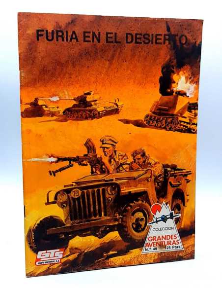 CASI EXCELENTE ESTADO GRANDES AVENTURAS 49 FURIA EN EL DESIERTO EDITORIAL GTD