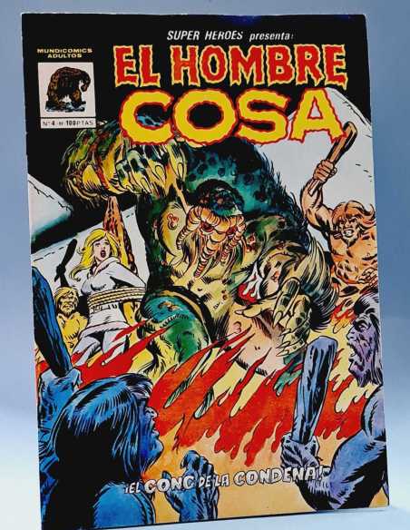 CASI EXCELENTE ESTADO EL HOMBRE COSA 4 SUPER HEROES EL CONG DE LA CONDENA VERTICE