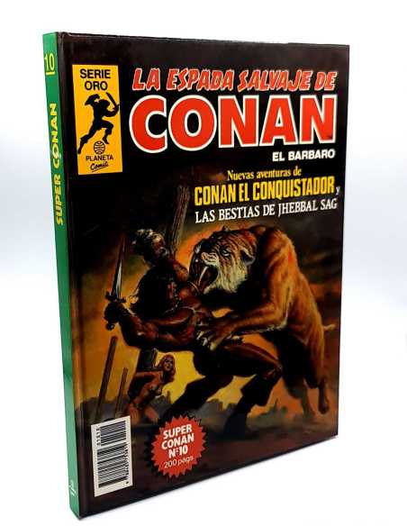 EXCELENTE ESTADO PRIMERA EDICION SUPER CONAN 10 SERIE ORO PLANETA TAPA DURA