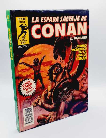 BUEN ESTADO SUPER CONAN 13 SERIE ORO PLANETA TOMO PRIMERA EDICIÓN