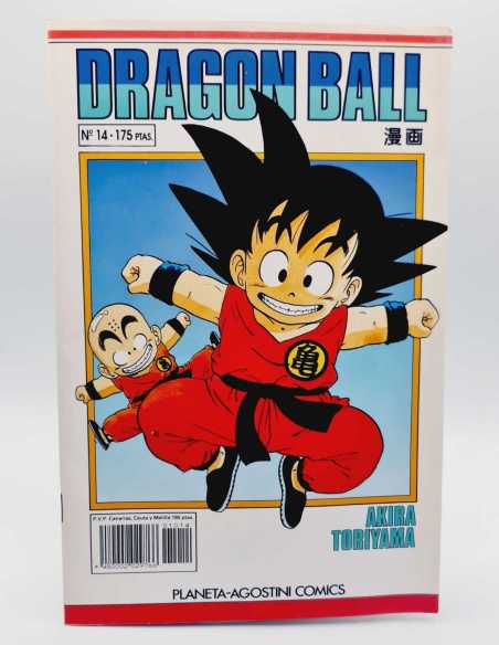 EXCELENTE ESTADO DRAGON BALL 14 SERIE BLANCA GRAPA PLANETA MANGA