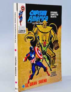 CASI EXCELENTE ESTADO CAPITAN AMERICA 24 EL GRAN SUEÑO...