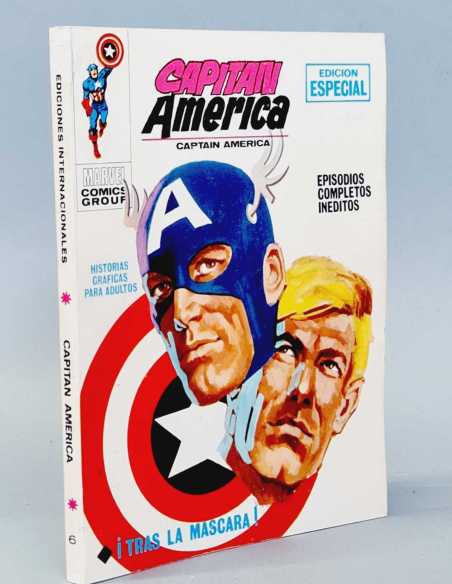 CASI EXCELENTE ESTADO CAPITAN AMERICA 6 TRAS LA MÁSCARA TACO EDICIONES VERTICE