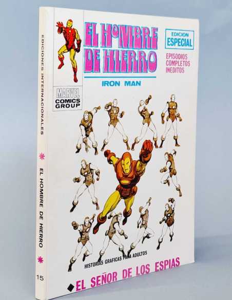 DE KIOSCO EL HOMBRE DE HIERRO 15 EL SEÑOR DE LOS ESPÍAS TACO EDICIONES VERTICE