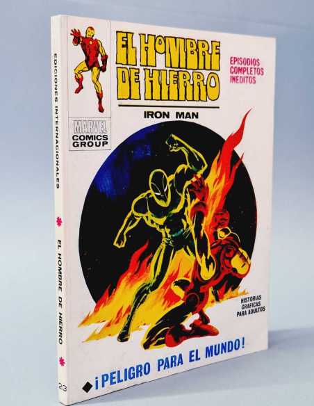DE KIOSCO ESTADO EL HOMBRE DE HIERRO 23 PELIGRO PARA EL MUNDO TACO EDCIONES VERTICE