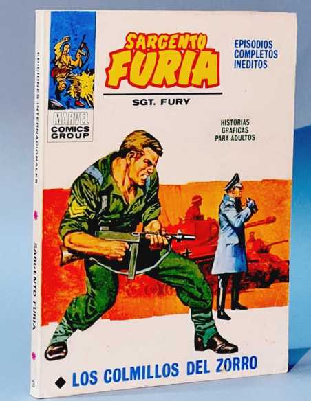 CASI EXCELENTE ESTADO SARGENTO FURIA 3 LOS COLMILLOS DEL ZORRO TACO EDICIONES VERTICE