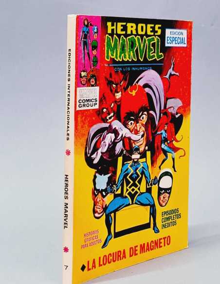 EXCELENTE ESTADO HEROES MARVEL 7 LA LOCURA DE MAGNETO TACO MARVEL VERTICE