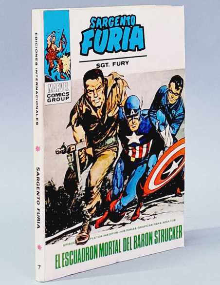 DE KIOSCO SARGENTO FURIA 7 EL ESCUADRÓN MORTAL DEL BARÓN STRUCKER TACO EDICIONES VERTICE