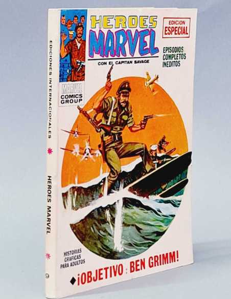 CASI EXCELENTE ESTADO HEROES MARVEL 9 OBJETIVO BEN GRIMM TACO MARVEL VERTICE