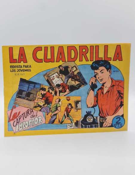 EXCELENTE ESTADO LA CUADRILLA 20 LA CAPTURA DEL IMPOSTOR EDITORIAL MAGA APAISADO ORIGINAL