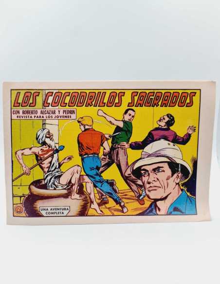 EXCELENTE ESTADO ROBERTO ALCAZAR Y PEDRIN 620 LOS COCODRILOS SAGRADOS VALENCIANA APAISADO ORIGINAL