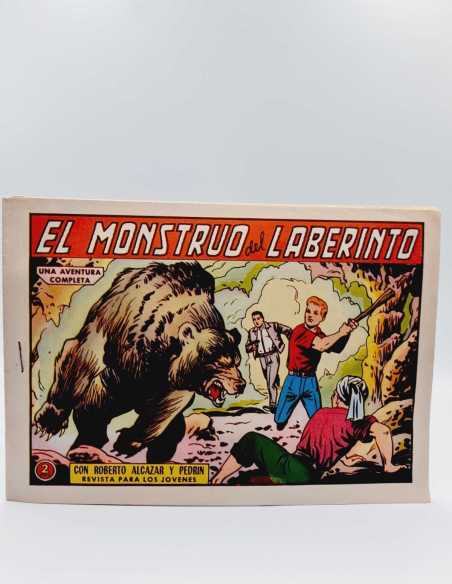 EXCELENTE ESTADO ROBERTO ALCAZAR Y PEDRIN 619 EL MONSTRUO DEL LABERINTO VALENCIANA APAISADO