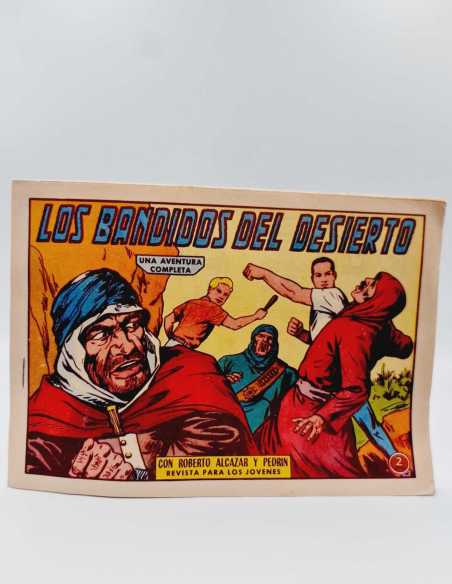 EXCELENTE ESTADO ROBERTO ALCAZAR Y PEDRIN 624 LOS BANDIDOS DEL DESIERTO VALENCIANA APAISADO