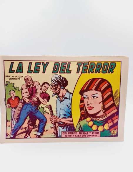 EXCELENTE ESTADO ROBERTO ALCAZAR Y PEDRIN 625 LA LEY DEL TERROR VALENCIANA APAISADO ORIGINAL