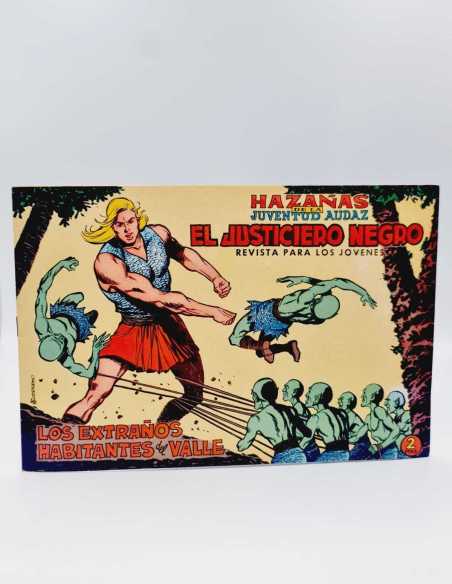 EXCELENTE ESTADO EL JUSTICIERO NEGRO 7 LOS EXTRAÑOS HABITANTES VALENCIANA APAISADO ORIGINAL