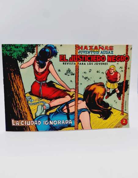 EXCELENTE ESTADO EL JUSTICIERO NEGRO 8 LA CIUDAD IGNORADA VALENCIANA APAISADO ORIGINAL