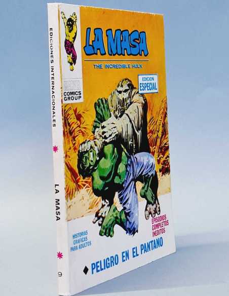 EXCELENTE ESTADO LA MASA 9 EL PELIGRO EN EL PANTANO TACO MARVEL EDICIONES VERTICE