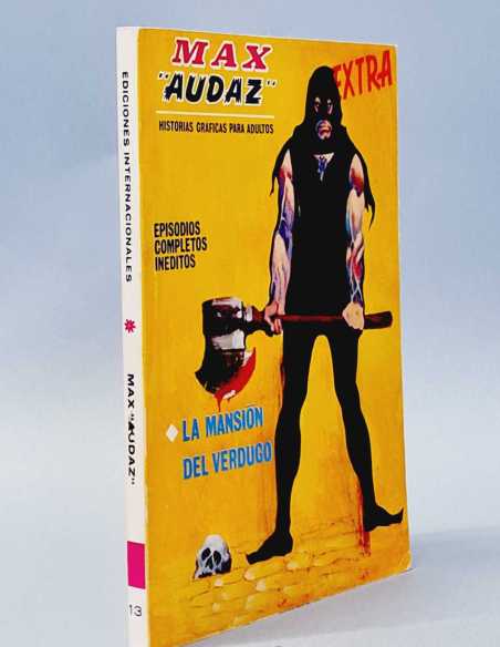 EXCELENTE ESTADO MAX AUDAZ 13 LA MANSIÓN DEL VERDUGO TACO EDICIONES VERTICE