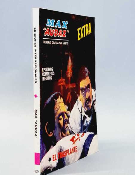 DE KIOSCO MAX AUDAZ 12 EL TRASPLANTE TACO EDICIONES VERTICE