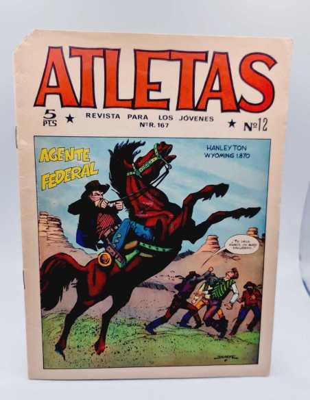 MUY BUEN ESTADO ATLETAS 12 AGENTE FEDERAL EDITORIAL MAGA