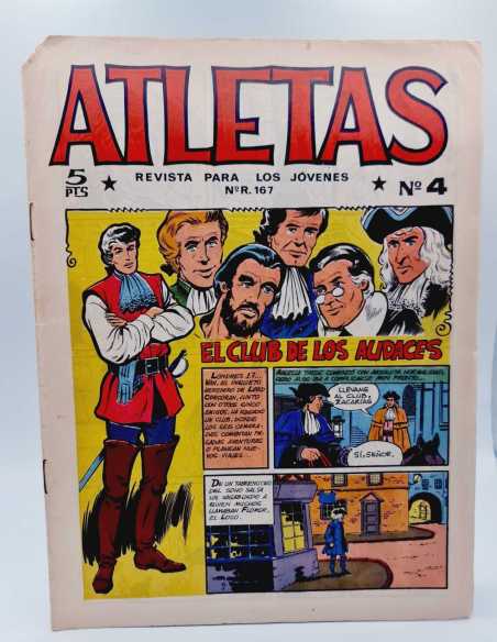 MUY BUEN ESTADO ATLETAS 4 EL CLUB DE LOS AUDACES EDITORIAL MAGA