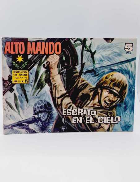 EXCELENTE ESTADO ALTO MANDO 45 ESCRITOS EN RL CIELO IBERO MUNDIAL APAISADO ORIGINAL