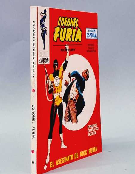 CORONEL FURIA 8 EL ASESINATO DE NICK FURIA BASTANTE NUEVO VER MARCAS EN EL CANTO TACO VERTICE