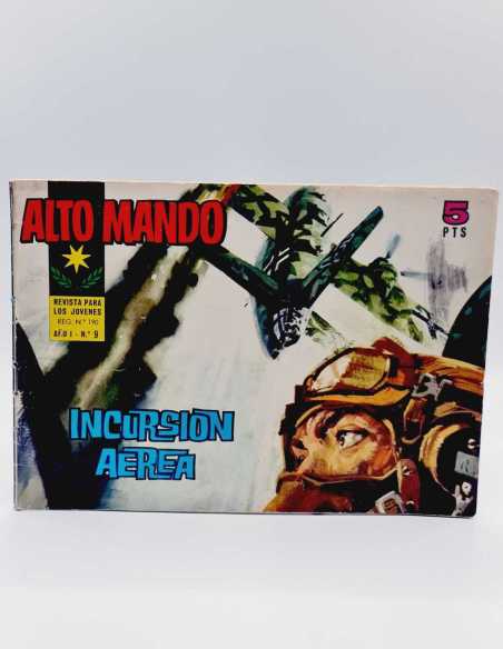 MUY BUEN ESTADO ALTO MANDO 9 INCURSION AEREA IBERO MUNDIAL APAISADO ORIGINAL