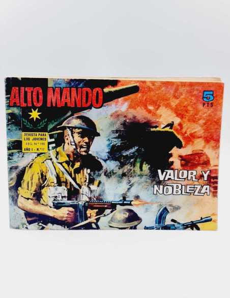 MUY BUEN ESTADO ALTO MANDO 17 VALOR Y NOBLEZA IBERO MUNDIAL APAISADO ORIGINAL