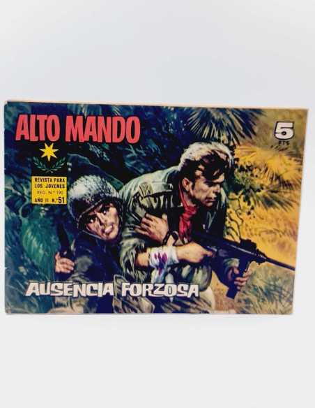 MUY BUEN ESTADO ALTO MANDO 51 AUSENCIA FORZOSA IBERO MUNDIAL APAISADO ORIGINAL