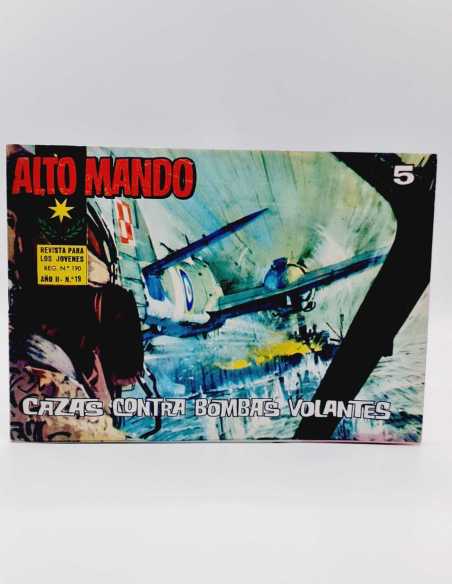 MUY BUEN ESTADO ALTO MANDO 19 CAZAS CONTRA BOMBAS VOLANTES IBERO MUNDIAL APAISADO ORIGINAL