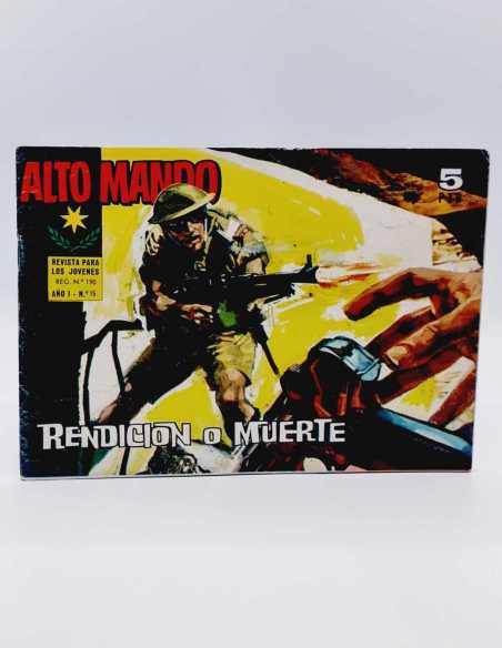 MUY BUEN ESTADO ALTO MANDO 15 RENDICION O MUERTE IBERO MUNDIAL APAISADO ORIGINAL