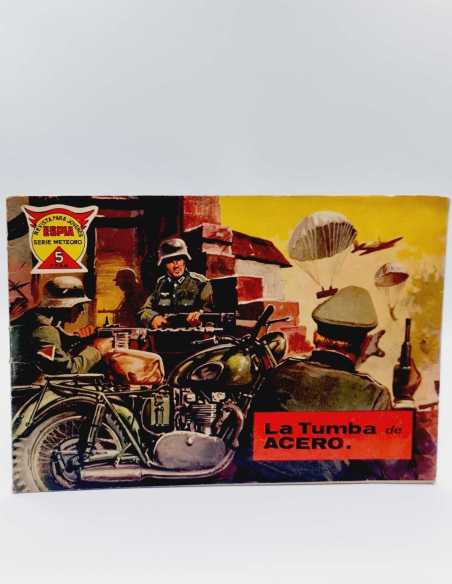 MUY BUEN ESTADO ESPIA SERIE METEORO 55 LA TUMBA DE ACERO MAGA APAISADO ORIGINAL