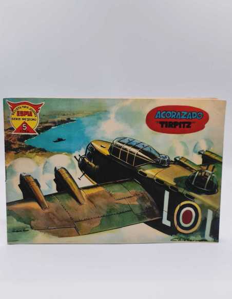 CASI EXCELENTE ESTADO ESPIA SERIE METEORO 7 ACORAZADO TIRPITZ MAGA APAISADO ORIGINAL