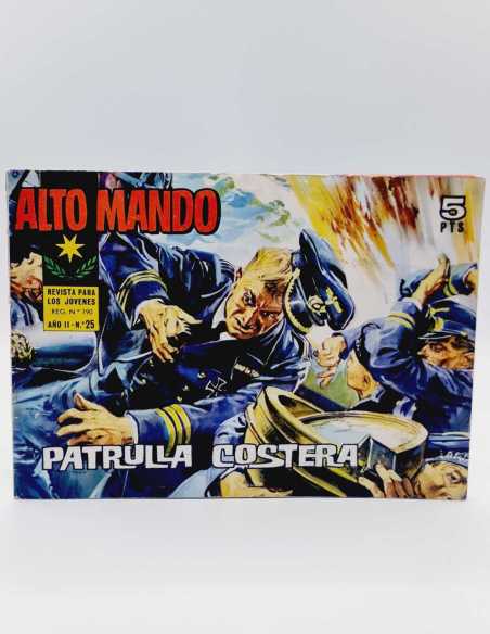 MUY BUEN ESTADO ALTO MANDO 25 PATRULLA COSTERA IBERO MUNDIAL APAISADO ORIGINAL