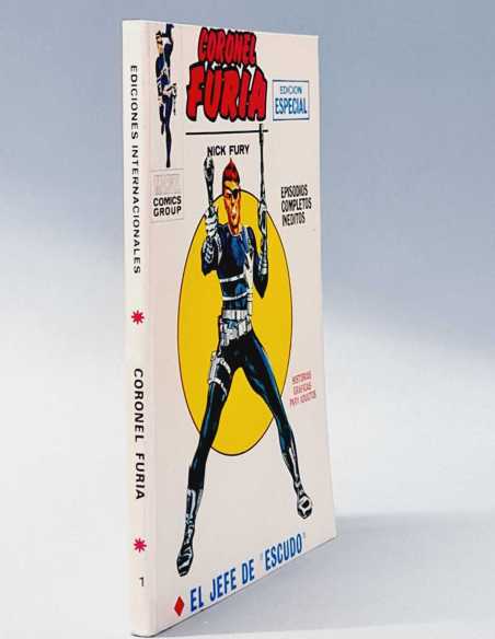 DE KIOSCO CORONEL FURIA 1 EL JEFE DE ESCUDO TACO EDICIONES MARVEL VERTICE