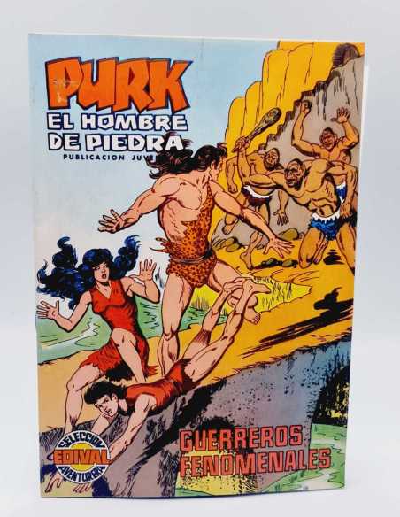 CASI EXCELENTE ESTADO PURK EL HOMBRE DE PIEDRA 35 GUERREROS FENOMENALES EDIVAL VALENCIANA GRAPA