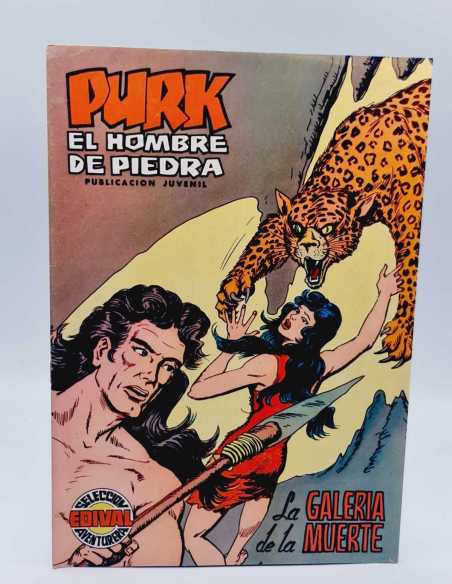 CASI EXCELENTE ESTADO PURK EL HOMBRE DE PIEDRA 6 LA GALERIA DE LA MUERTE EDIVAL VALENCIANA GRAPA