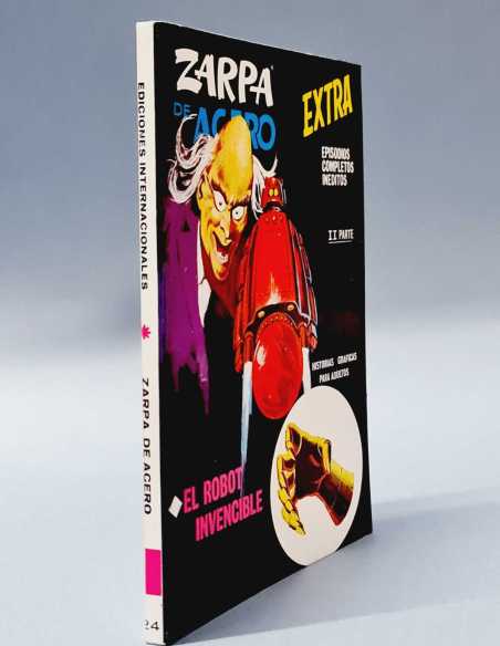 DE KIOSCO ZARPA DE ACERO 24 EL ROBOT INVENCIBLE TACO EDICIONES VERTICE