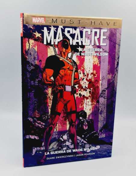 DE KIOSCO MARVEL MUST HAVE 27 MASACRE LA GUERRA DE WADE WILDON PANINI DEADPOOL