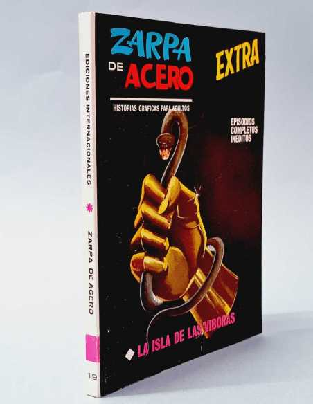EXCELENTE ESTADO ZARPA DE ACERO 19 LA ISLA DE LAS VÍBORAS TACO EDICIONES VERTICE