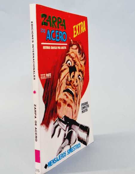 DE KIOSCO ZARPA DE ACERO 25 MENSAJEROS SINIESTROS TACO EDICIONES VERTICE