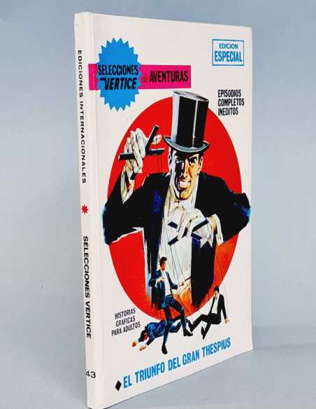 EXCELENTE ESTADO ESTADO SELECCIONES VERTICE 43 EL TRIUNFO DEL GRAN THESPIUS TACO EDICIONES VERTICE