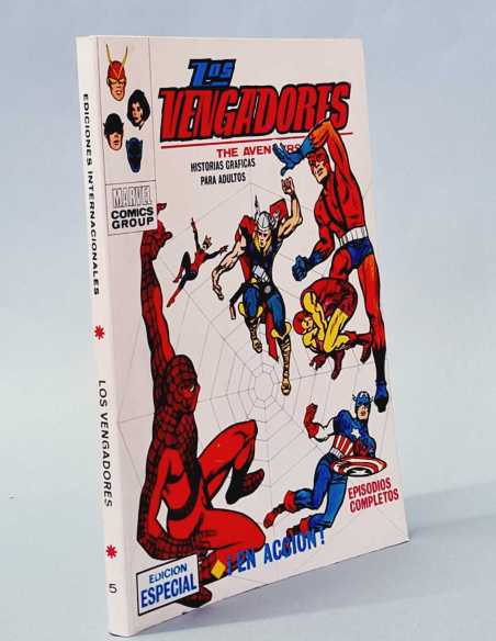 DE KIOSCO LOS VENGADORES 5 EN ACCIÓN TACO EDICIONES MARVEL VERTICE