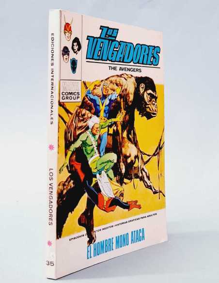 CASI EXCELENTE ESTADO LOS VENGADORES 35 EL HOMBRE MONO ATACA TACO EDICIONES MARVEL VERTICE
