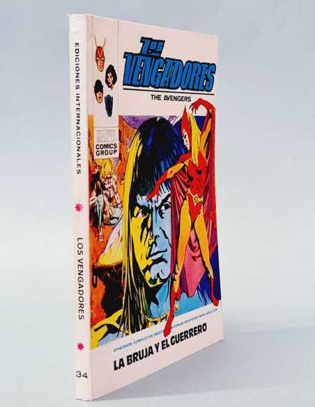 CASI EXCELENTE ESTADO LOS VENGADORES 34 LA BRUJA Y EL GUERRERO TACO EDICIONES MARVEL VERTICE