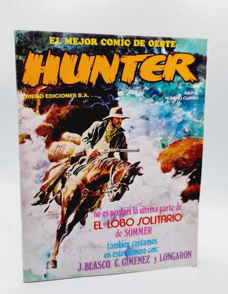 CASI EXCELENTE ESTADO HUNTER 4 RIEGO EDICIONES GRAPA