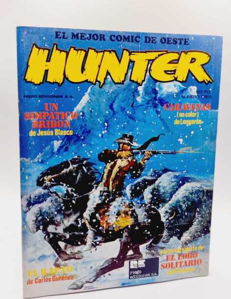 CASI EXCELENTE ESTADO HUNTER 3 RIEGO EDICIONES GRAPA