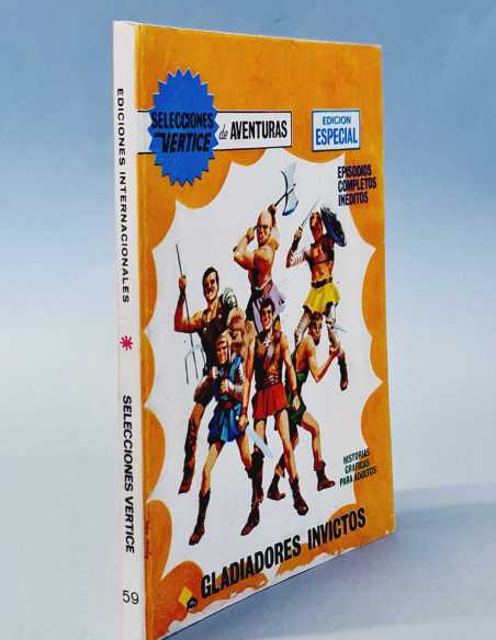 EXCELENTE ESTADO SELECCIONES VÉRTICE DE AVENTURAS 59 GLADIADORES INVICTOS TACO
